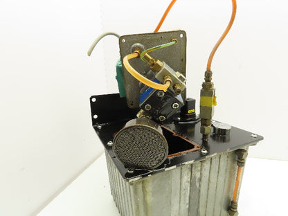 Bijur AP 7109 BHA Oil Lubricator Pump Machine Oiler 4L 0.9KW 230/240V Motor .75A