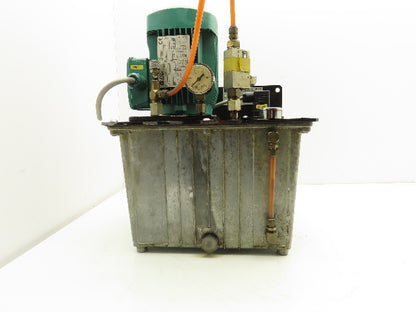 Bijur AP 7109 BHA Oil Lubricator Pump Machine Oiler 4L 0.9KW 230/240V Motor .75A