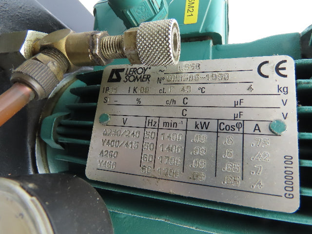 Bijur AP 7109 BHA Oil Lubricator Pump Machine Oiler 4L 0.9KW 230/240V Motor .75A