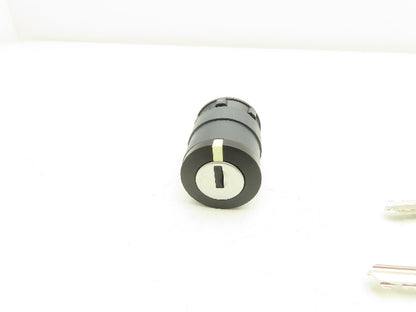 Schneider Electric ZB5AG7 Keyed Selector Switch 3-Position Spring Return 22mm