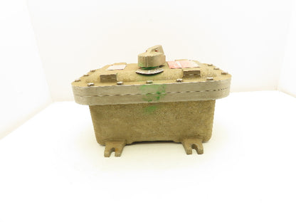 Adalet XCBA-N4-30D-N3-AS1-E Explosion Proof Circuit Breaker Switch Enclosure 30A