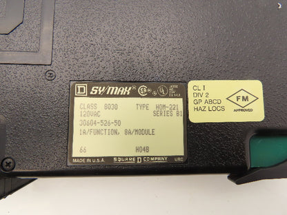 Square D HOM-221 PLC Slot Card Output Module Lot of 4