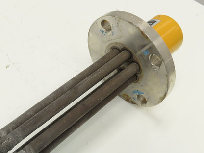 Shinnichi Dennetsu FUS Immersion Tank Heater Element L-Tube 10Kw 200V 3PH 23"