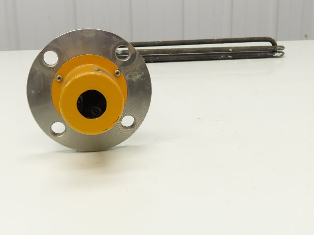 Shinnichi Dennetsu FUS Immersion Tank Heater Element L-Tube 10Kw 200V 3PH 23"