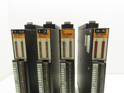 Square D RIM331 PLC SY/MAX Slot Card Input Module Lot of 4