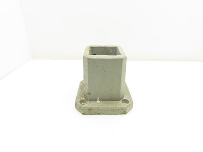 Hoffman C-CS8BB HMI Support Arm Base Bracket 80x80mm Floor mount