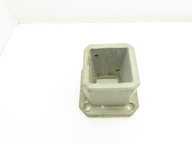 Hoffman C-CS8BB HMI Support Arm Base Bracket 80x80mm Floor mount