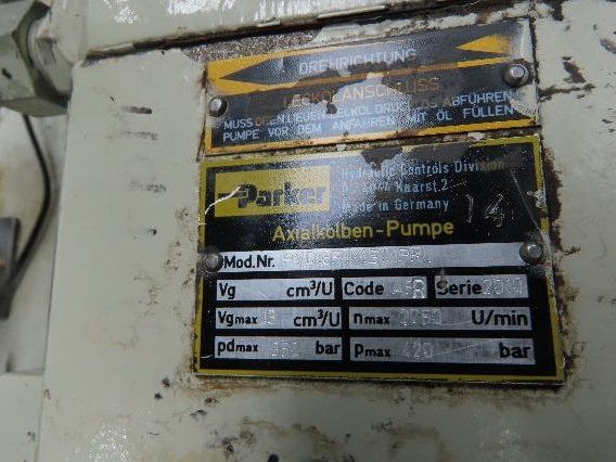 Hydraulik Ring 2-Pump Hydraulic Power Unit 100 Gal 5000psi 7/20 GPM 11/17Hp 480V