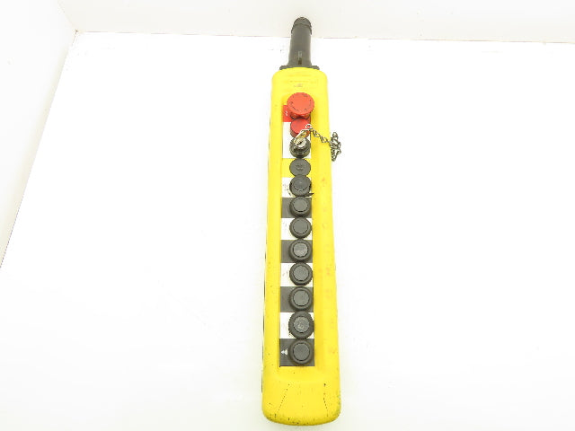 Telemecanique XAC-A12 Crane Hoist 12-Station Pushbutton Control Pendant 2-Speed