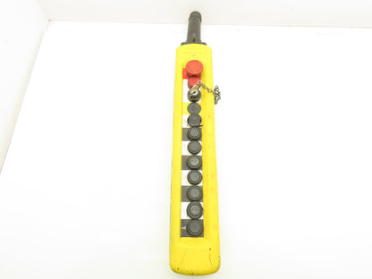 Telemecanique XAC-A12 Crane Hoist 12-Station Pushbutton Control Pendant 2-Speed
