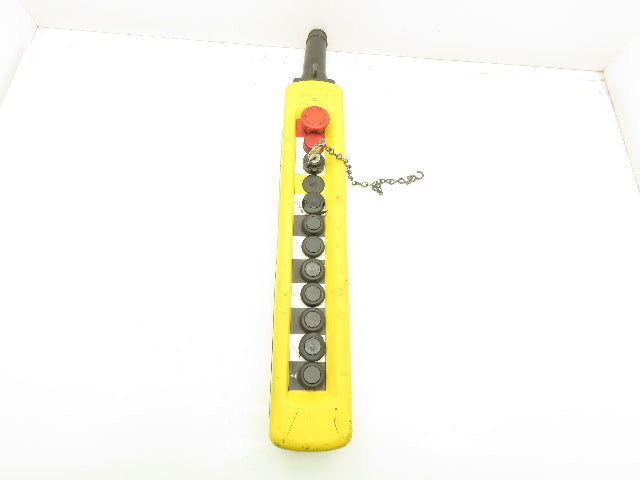 Telemecanique XAC-A12 Crane Hoist 12-Station Pushbutton Control Pendant 2-Speed