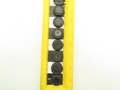 Telemecanique XAC-A12 Crane Hoist 12-Station Pushbutton Control Pendant 2-Speed