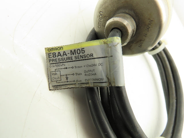 Omron E8AA-M05 Stainless Pressure Sensor 12-24VDC