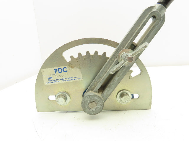 4" Wafer Style Steel Butterfly Valve Metal Seated with Handle