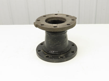 Weldbend 6"x 5" Flanged Concentric Reducer Pipe Fitting #150 Ductile Iron 9"L