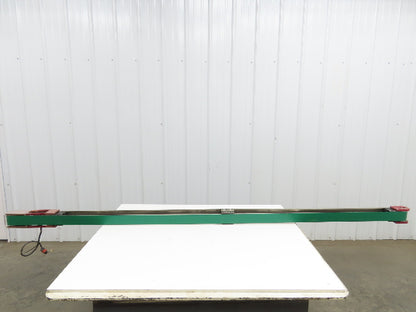 Jergens NKE Low Profile Slider Bed Flat Belt Conveyor DC End Drive 2.75" x 98"L