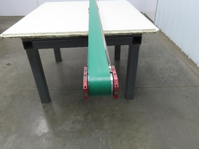 Jergens NKE Low Profile Slider Bed Flat Belt Conveyor DC End Drive 2.75" x 98"L