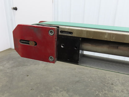 Jergens NKE Low Profile Slider Bed Flat Belt Conveyor DC End Drive 2.75" x 98"L