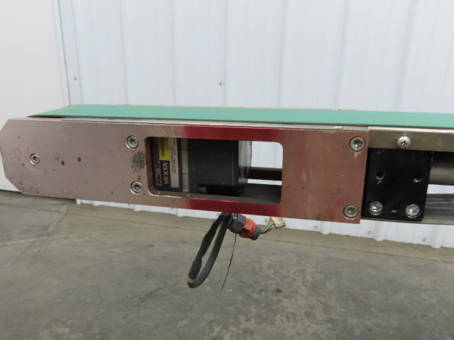 Jergens NKE Low Profile Slider Bed Flat Belt Conveyor DC End Drive 2.75" x 98"L