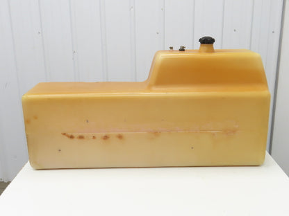 25 Gal Fuel Tank Polyethylene Plastic Slim Narrow Water Tank 10"W x 42"L