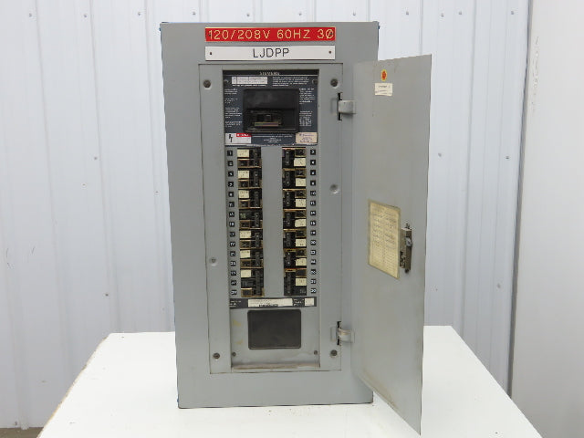 Siemens S1C30QJ200CTS Load Center Panel Board 250A 208Y/120V 3Ph 4W Main Breaker