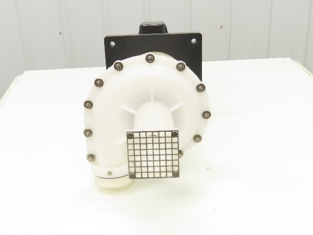 Daetwyler PVDF Acid Chemical Pump Centrifugal Suction 2.5x3" MPT 2.6kw 460V 3PH