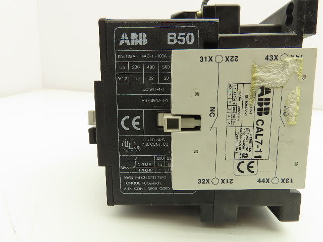 ABB B50 Contactor 120V Coil 65A 600V 50HP 3 Pole
