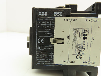 ABB B50 Contactor 120V Coil 65A 600V 50HP 3 Pole