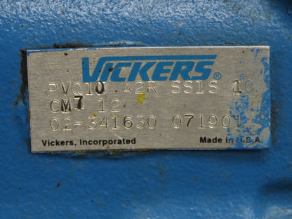 Vickers PVQ10 Hydraulic Power Unit 30 Gal 5 GPM 3000 PSI 2Hp 460V w/Oil Cooler