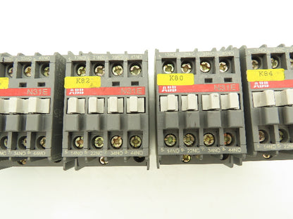 ABB N31E Contactor Relay 110-250V Coil 16A 600V Lot Of 5