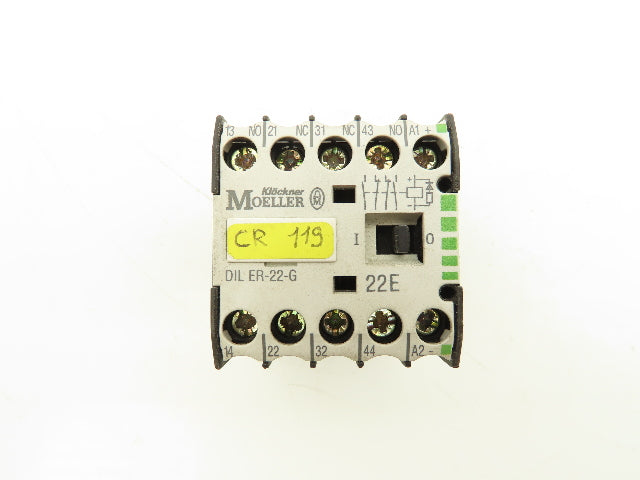 Moeller DIL ER-22 Contactor 24VDC Coil 10A 600V Lot Of 6