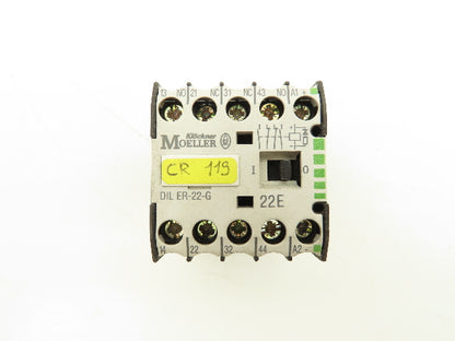 Moeller DIL ER-22 Contactor 24VDC Coil 10A 600V Lot Of 6