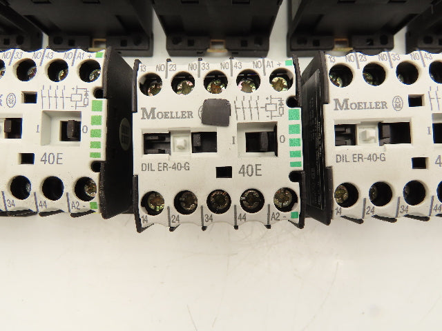 Moeller DIL ER-40-G Contactor 24VDC Coil 10A 600V Lot Of 12