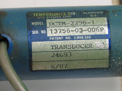 MTS Temposonics DCTM-2296-1 Linear Cylinder Position Sensor 60" Rod
