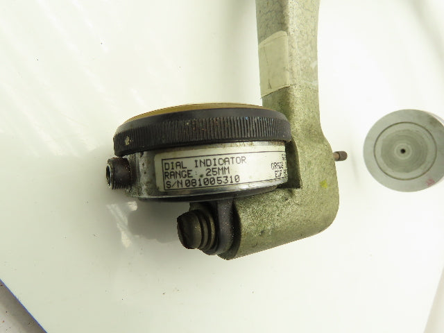 Vintage Tubular Bow Micrometer 2.3-14" Outside Dia 0.1mm Dial Gauge Set of 4