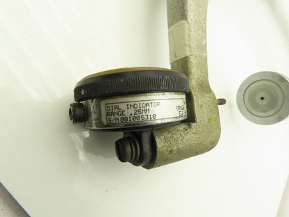 Vintage Tubular Bow Micrometer 2.3-14" Outside Dia 0.1mm Dial Gauge Set of 4