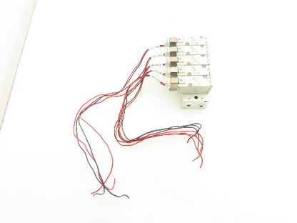 SMC SYJ714-5HZ Pneumatic 5-Station Manifold 3/2 Solenoid Valves 24VDC 1/8" Ports