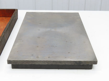 Cast Iron Layout Inspection Table Surface Plate 24"L 14.5"W 3/4" Machined Top