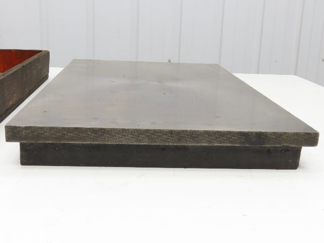 Cast Iron Layout Inspection Table Surface Plate 24"L 14.5"W 3/4" Machined Top