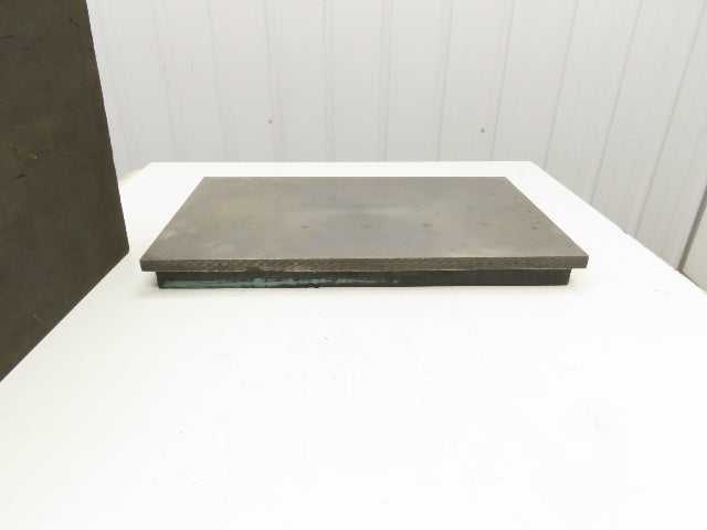 Cast Iron Layout Inspection Table Surface Plate 24"L 14.5"W 3/4" Machined Top