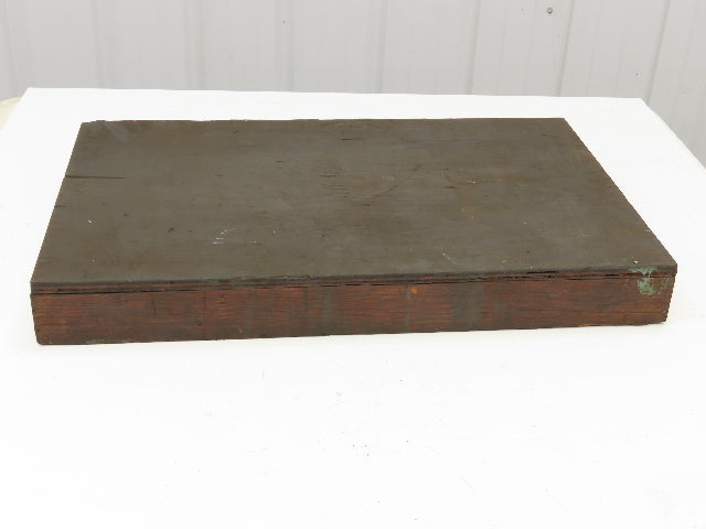 Cast Iron Layout Inspection Table Surface Plate 24"L 14.5"W 3/4" Machined Top