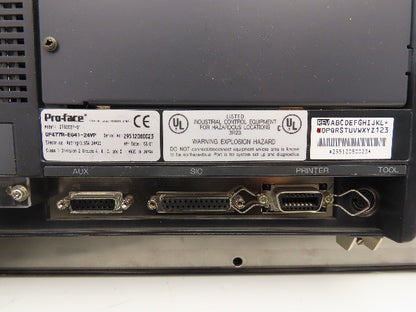 Pro-Face GP477R-EG41-24VP Operator Interface Control Panel 9.1" Display