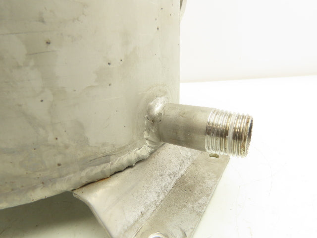 High Pressure Stainless Pot Basket Strainer Fluid Filter 1-1/4" Flanged Ports