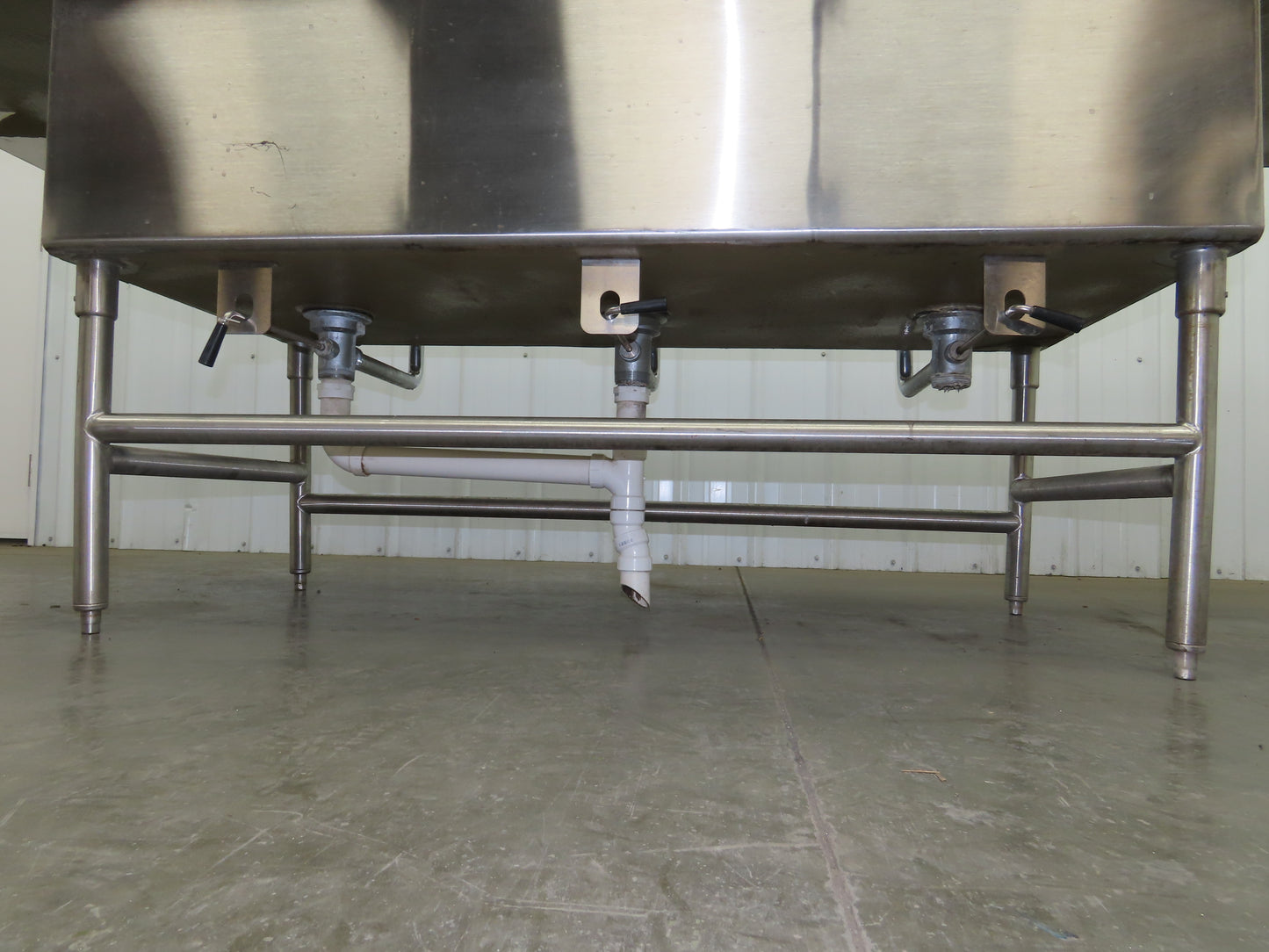 Eagle YSINK Stainless Steel 3 Bay Sink 26x20" Compartment Dual 24" Drainboard