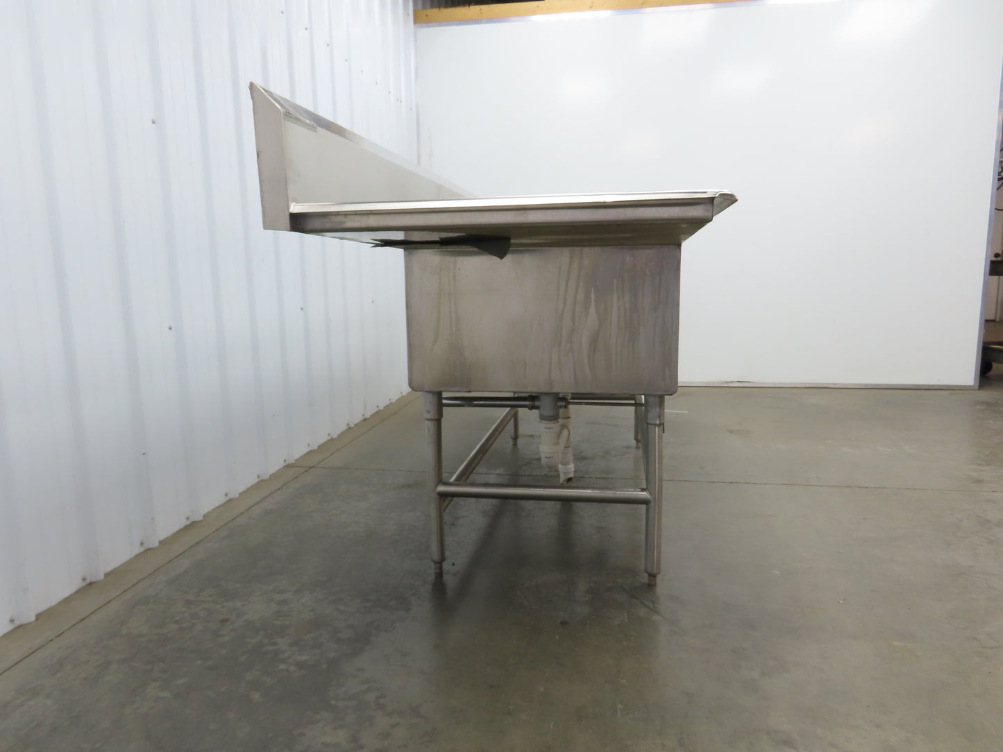 Eagle YSINK Stainless Steel 3 Bay Sink 26x20" Compartment Dual 24" Drainboard