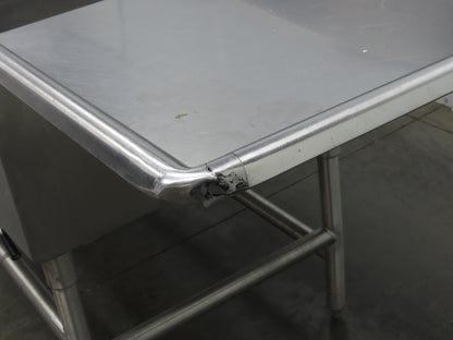 Eagle YSINK Stainless Steel 3 Bay Sink 26x20" Compartment Dual 24" Drainboard