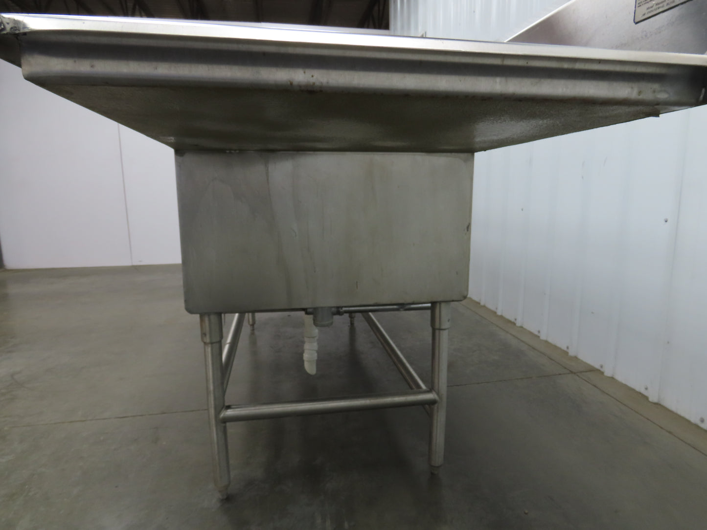 Eagle YSINK Stainless Steel 3 Bay Sink 26x20" Compartment Dual 24" Drainboard