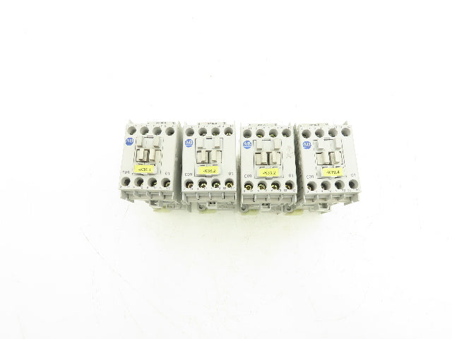 Allen Bradley 100-C09D*01 IEC Contactor 9A 3-Pole 600V 24VDC Coil  Lot of 4
