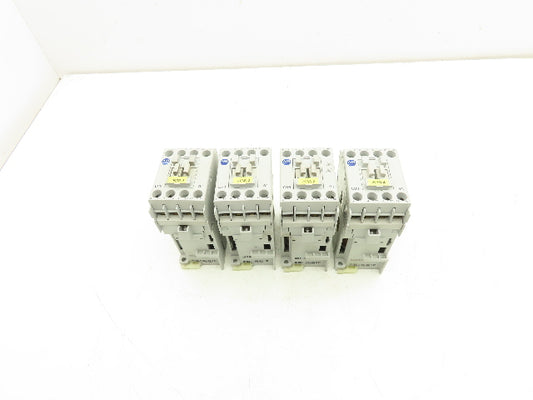 Allen Bradley 100-C09D*01 IEC Contactor 9A 3-Pole 600V 24VDC Coil  Lot of 4