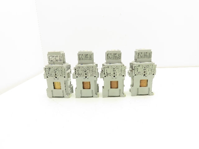 Allen Bradley 100-C09D*01 IEC Contactor 9A 3-Pole 24VDC Coil Aux 100-F  Lot of 4